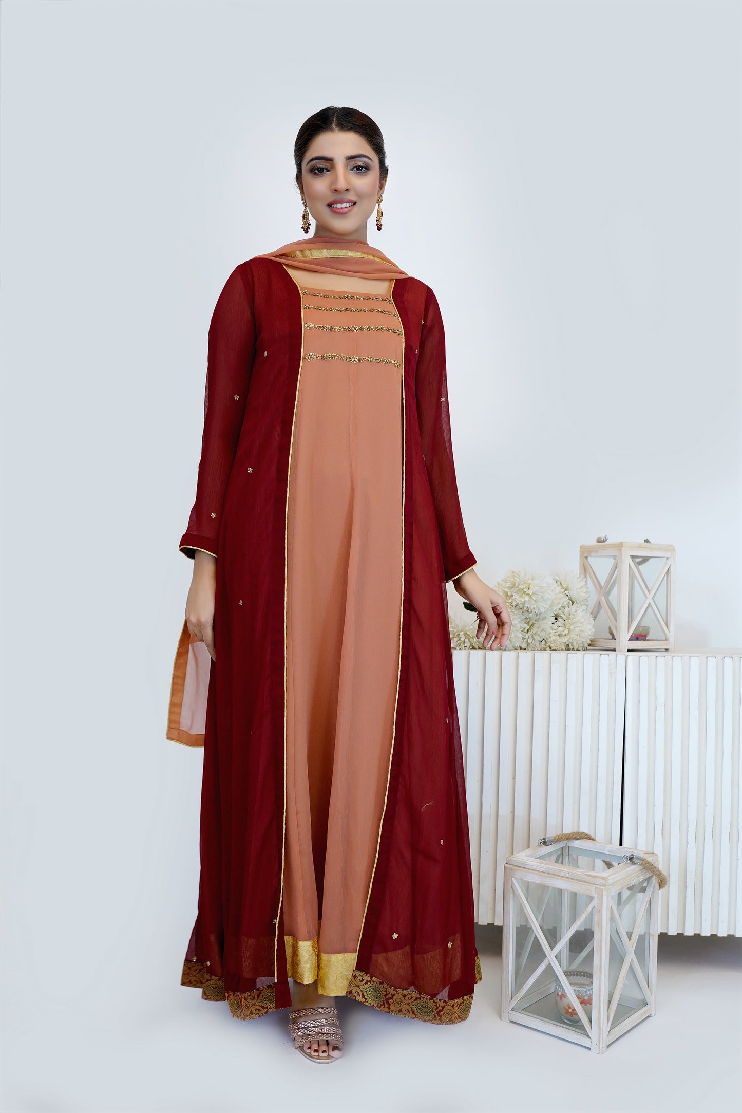 Peach Wine- 03 PC suit- CEF20240202