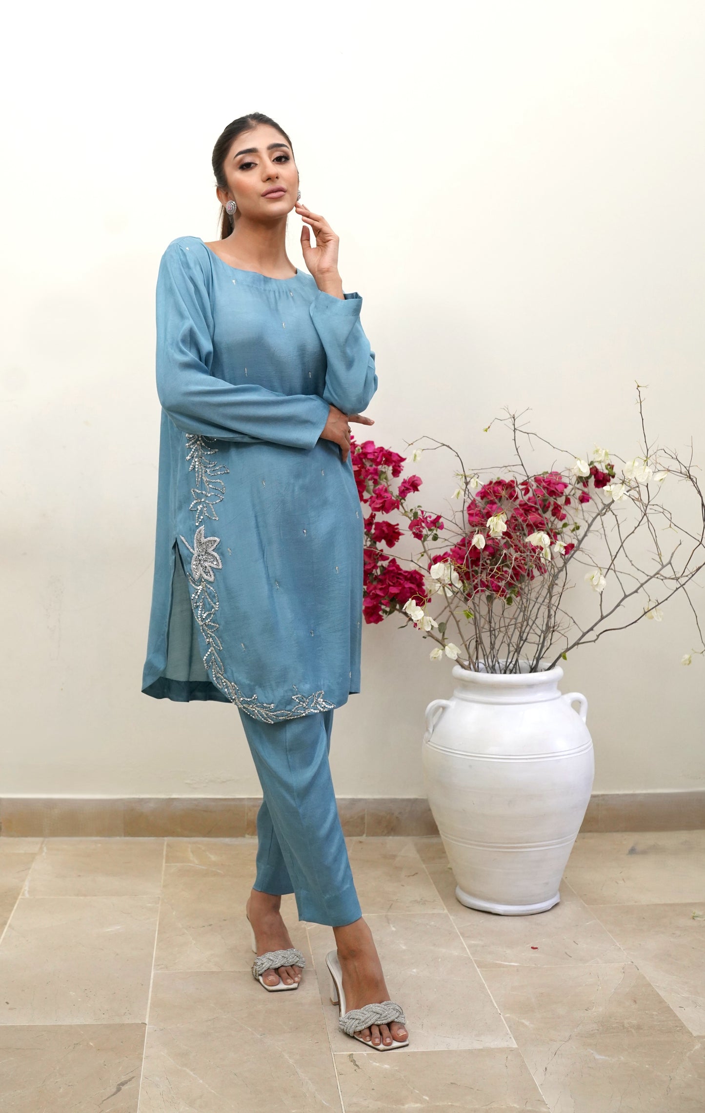 BLUE DAISY -2 PC Suit - CK20251252