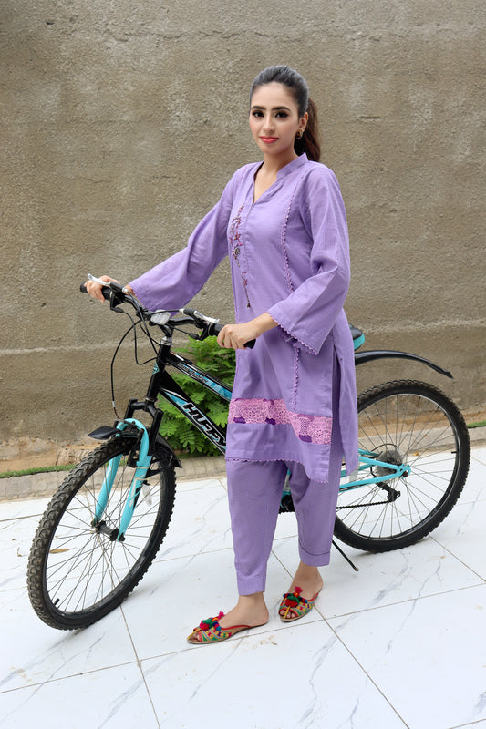 LAVENDER BREEZE – 2 PC Suit – CK20251276