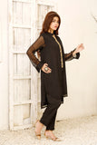1PC Straight Kameez with Hand-embroidered neckline