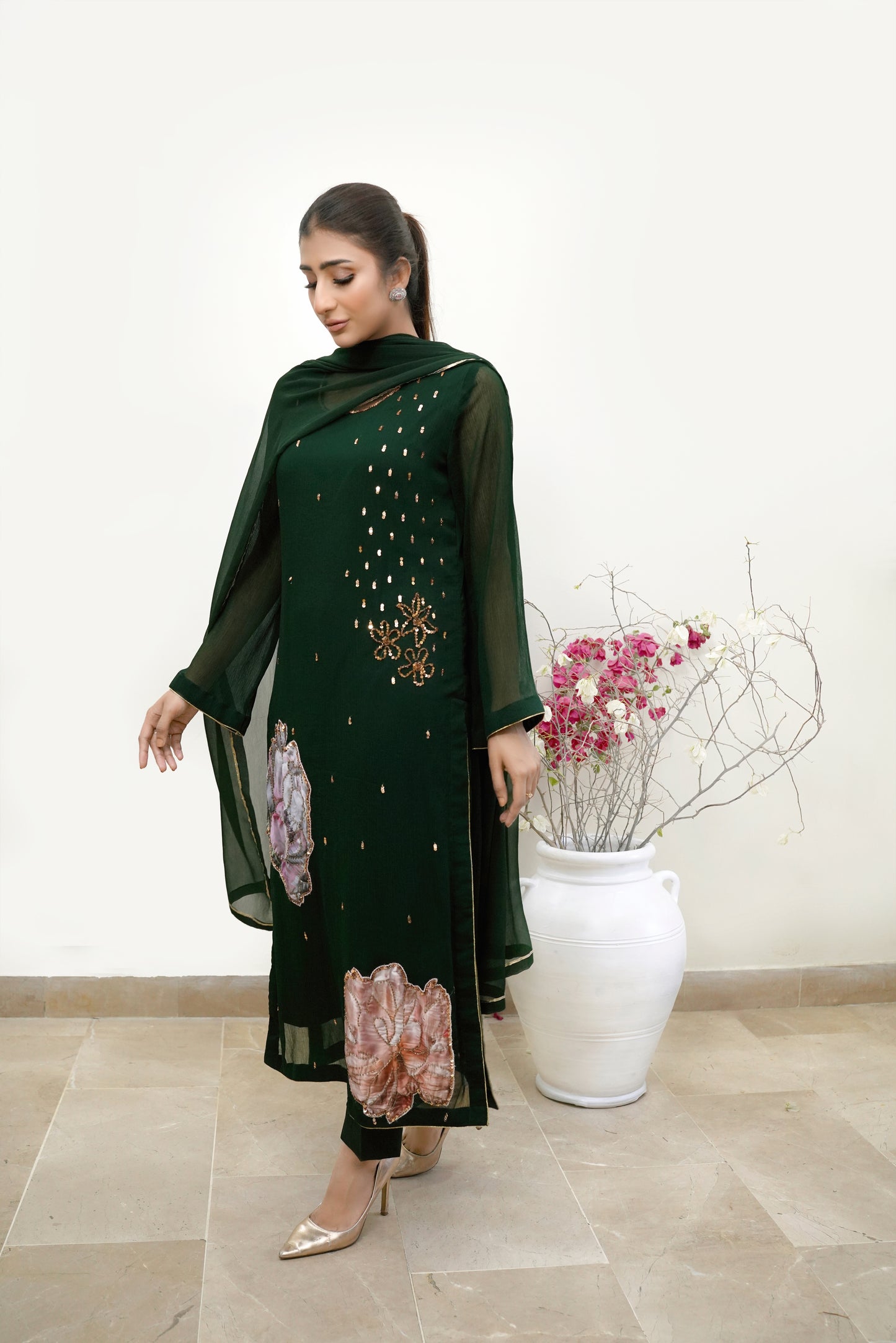 EMERALD BLOSSOM - 3 PC Suit - CK20251246