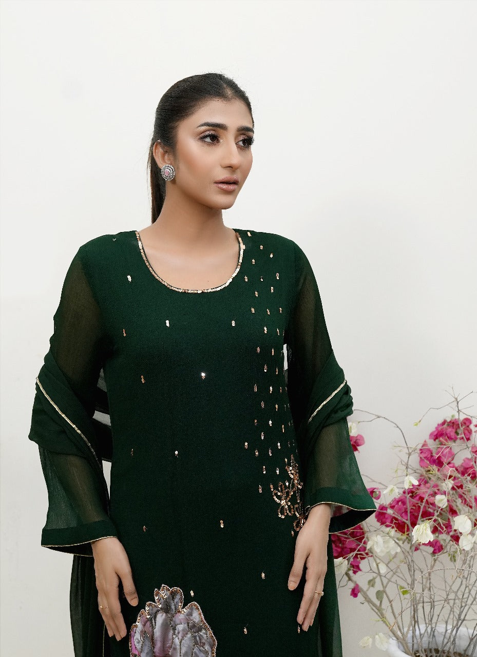 EMERALD BLOSSOM - 3 PC Suit - CK20251246