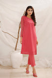 2 Piece Eastern Pink Chiffon shirt and Crepe Trouser