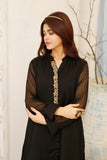1PC Straight Kameez with Hand-embroidered neckline